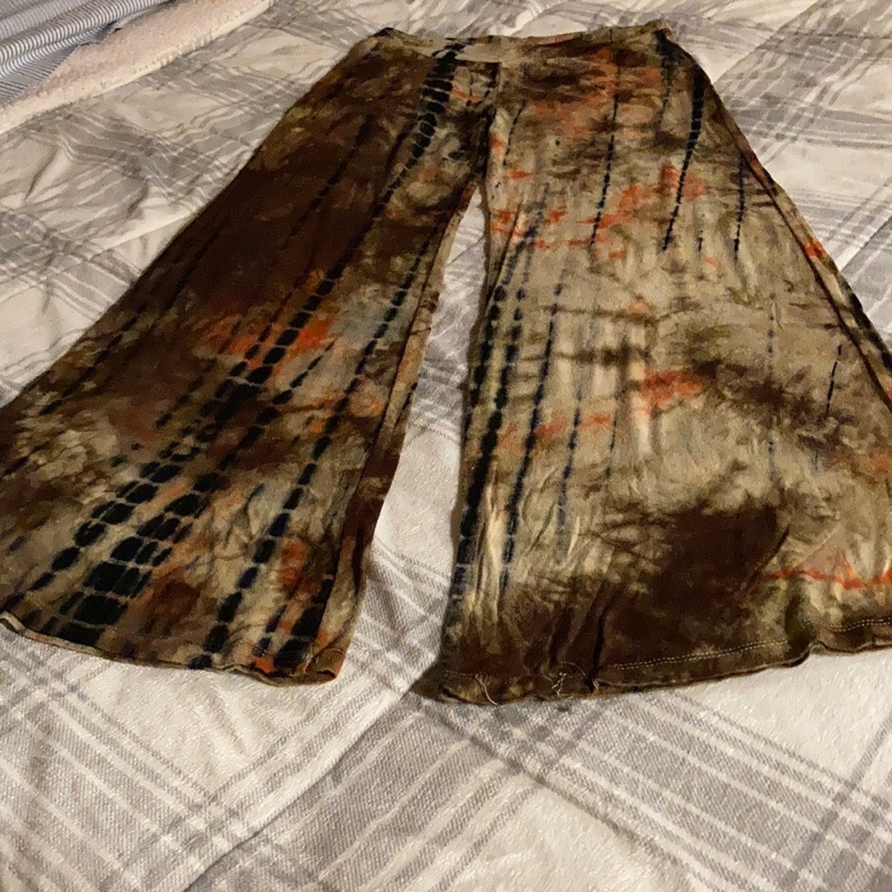 Tie dye bell bottoms 14” waist 31” inseam
